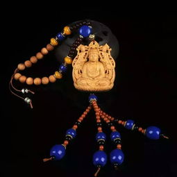 工藝高檔汽車掛件棗木崖柏佛像菩薩車內(nèi)用品擺件飾品送禮佳品